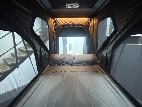 Custom fitted bed sheets with pillowcases designed for rooftop tents with internal width of 1250mm, 1240mm wide x 2050mm long