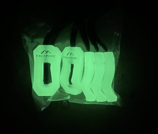 Glow in the dark zippers on rooftop tent for easy access during night-time camping